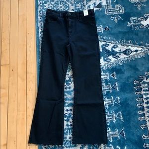 High rise ankle flare Abercrombie and Fitch jeans